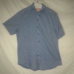 Robert Graham Blue Casual Button Down Shirt